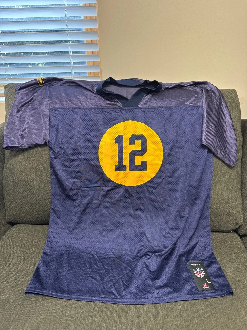 Aaron Rogers #12 Green Bay Packers Throwback Jersey